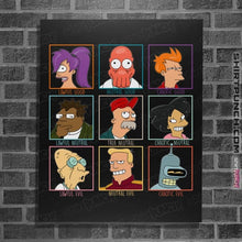 Load image into Gallery viewer, Daily_Deal_Shirts Posters / 4"x6" / Black Moral Alignment Chart