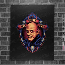 Load image into Gallery viewer, Daily_Deal_Shirts Posters / 4"x6" / Black Best Uncle Ever