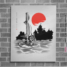 Load image into Gallery viewer, Shirts Posters / 4"x6" / White Red Sun Hero