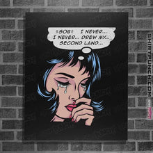 Load image into Gallery viewer, Daily_Deal_Shirts Posters / 4"x6" / Black Second Land