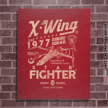 Load image into Gallery viewer, Daily_Deal_Shirts Posters / 4"x6" / Red X-Wing Garage
