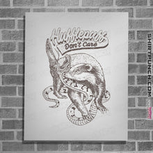 Load image into Gallery viewer, Shirts Posters / 4"x6" / White Hufflepuff Don't Care