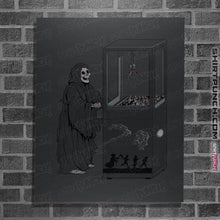 Load image into Gallery viewer, Shirts Posters / 4"x6" / Dark Heather Death Is Random