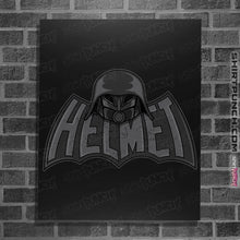 Load image into Gallery viewer, Shirts Posters / 4"x6" / Black Helmet Man