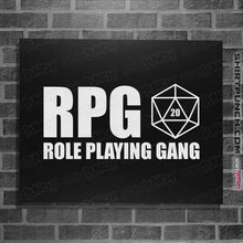 Load image into Gallery viewer, Shirts Posters / 4"x6" / Black Role Playing Gang