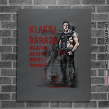 Load image into Gallery viewer, Daily_Deal_Shirts Posters / 4"x6" / Charcoal NecronomiWall