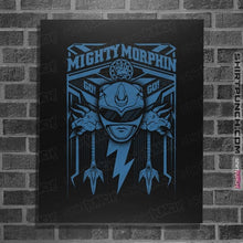 Load image into Gallery viewer, Shirts Posters / 4"x6" / Black Blue Ranger