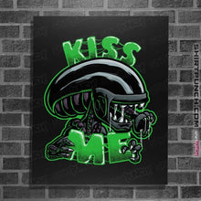 Load image into Gallery viewer, Daily_Deal_Shirts Posters / 4"x6" / Black Kiss Me