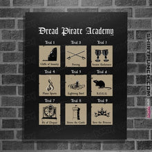 Load image into Gallery viewer, Secret_Shirts Posters / 4"x6" / Black The Dread Pirate Academy