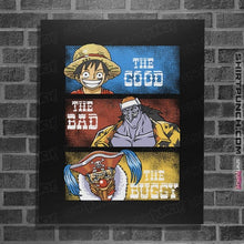 Load image into Gallery viewer, Daily_Deal_Shirts Posters / 4&quot;x6&quot; / Black The Good, The Bad, The Buggy
