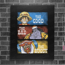 Load image into Gallery viewer, Daily_Deal_Shirts Posters / 4"x6" / Black The Good, The Bad, The Buggy