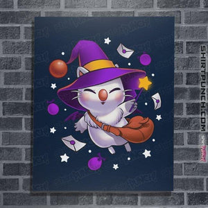 Shirts Posters / 4"x6" / Navy Moogle Witch