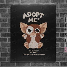 Load image into Gallery viewer, Shirts Posters / 4"x6" / Black Adopt Me