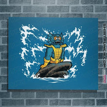 Load image into Gallery viewer, Daily_Deal_Shirts Posters / 4"x6" / Sapphire The Little Merman