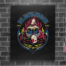 Load image into Gallery viewer, Secret_Shirts Posters / 4"x6" / Black Kupo Black Mage