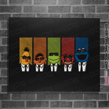 Load image into Gallery viewer, Daily_Deal_Shirts Posters / 4"x6" / Black Reservoir Muppets