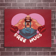 Load image into Gallery viewer, Shirts Posters / 4"x6" / Red Bear Hugger