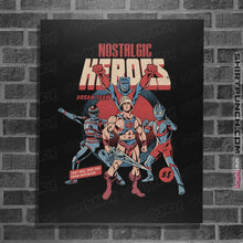 Load image into Gallery viewer, Shirts Posters / 4"x6" / Black Nostalgic Heroes