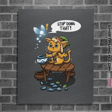 Load image into Gallery viewer, Secret_Shirts Posters / 4"x6" / Charcoal Stop Doing That!