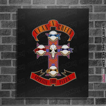 Load image into Gallery viewer, Shirts Posters / 4"x6" / Black Appetite For Pizza