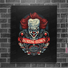 Load image into Gallery viewer, Shirts Posters / 4"x6" / Black Meet The Dancing Clown