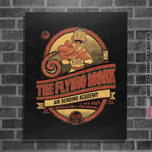 Load image into Gallery viewer, Daily_Deal_Shirts Posters / 4"x6" / Black The Flying Monk
