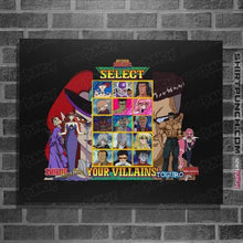 Load image into Gallery viewer, Shirts Posters / 4"x6" / Black 90s Villain Select