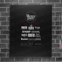 Load image into Gallery viewer, Shirts Posters / 4"x6" / Black Middle Earth Festival