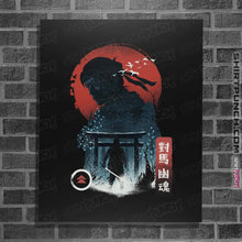 Load image into Gallery viewer, Shirts Posters / 4"x6" / Black Samurai Warrior