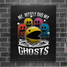 Load image into Gallery viewer, Daily_Deal_Shirts Posters / 4"x6" / Black Me Myself And My Ghosts