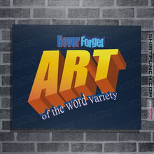 Load image into Gallery viewer, Secret_Shirts Posters / 4"x6" / Navy Word Art