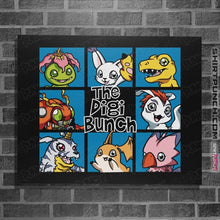 Load image into Gallery viewer, Shirts Posters / 4"x6" / Black The Digi Bunch