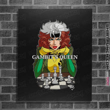 Load image into Gallery viewer, Shirts Posters / 4"x6" / Black Gambit's Queen