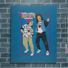 Load image into Gallery viewer, Daily_Deal_Shirts Posters / 4"x6" / Sapphire Dustin and Eddie's Most Metal Adventure