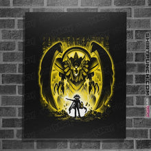 Load image into Gallery viewer, Secret_Shirts Posters / 4"x6" / Black The Winged Dragon