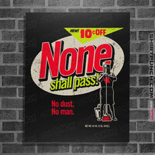 Load image into Gallery viewer, Secret_Shirts Posters / 4"x6" / Black None Shall Pass