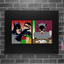 Load image into Gallery viewer, Shirts Posters / 4"x6" / Black Batman Yelling