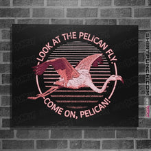 Load image into Gallery viewer, Shirts Posters / 4"x6" / Black Fly Pelican