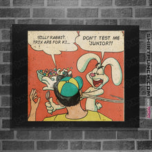 Load image into Gallery viewer, Shirts Posters / 4"x6" / Black Don't Test Me