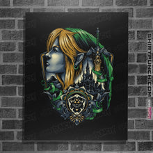 Load image into Gallery viewer, Shirts Posters / 4"x6" / Black Emblem Of The Chosen One
