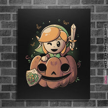 Load image into Gallery viewer, Shirts Posters / 4"x6" / Black Awakening Pumpkin