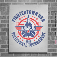 Load image into Gallery viewer, Shirts Posters / 4"x6" / White Volleyball Tournament