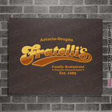 Load image into Gallery viewer, Shirts Posters / 4"x6" / Dark Chocolate Fratelli's