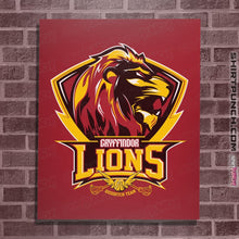 Load image into Gallery viewer, Shirts Posters / 4&quot;x6&quot; / Red Gryffindors Lions
