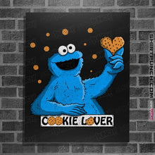 Load image into Gallery viewer, Daily_Deal_Shirts Posters / 4"x6" / Black Cookie Lover