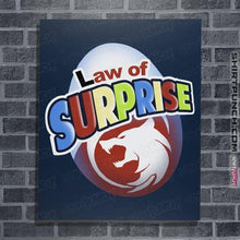Load image into Gallery viewer, Shirts Posters / 4"x6" / Navy Law Of Surprise