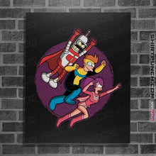 Load image into Gallery viewer, Daily_Deal_Shirts Posters / 4"x6" / Black Invincirama