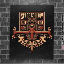 Load image into Gallery viewer, Shirts Posters / 4"x6" / Black Just A Humble Bounty Hunter