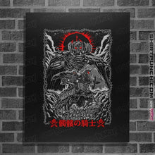 Load image into Gallery viewer, Daily_Deal_Shirts Posters / 4"x6" / Black The Quest Of Skull Knight