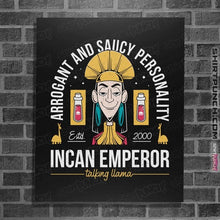 Load image into Gallery viewer, Daily_Deal_Shirts Posters / 4"x6" / Black Incan Emperor